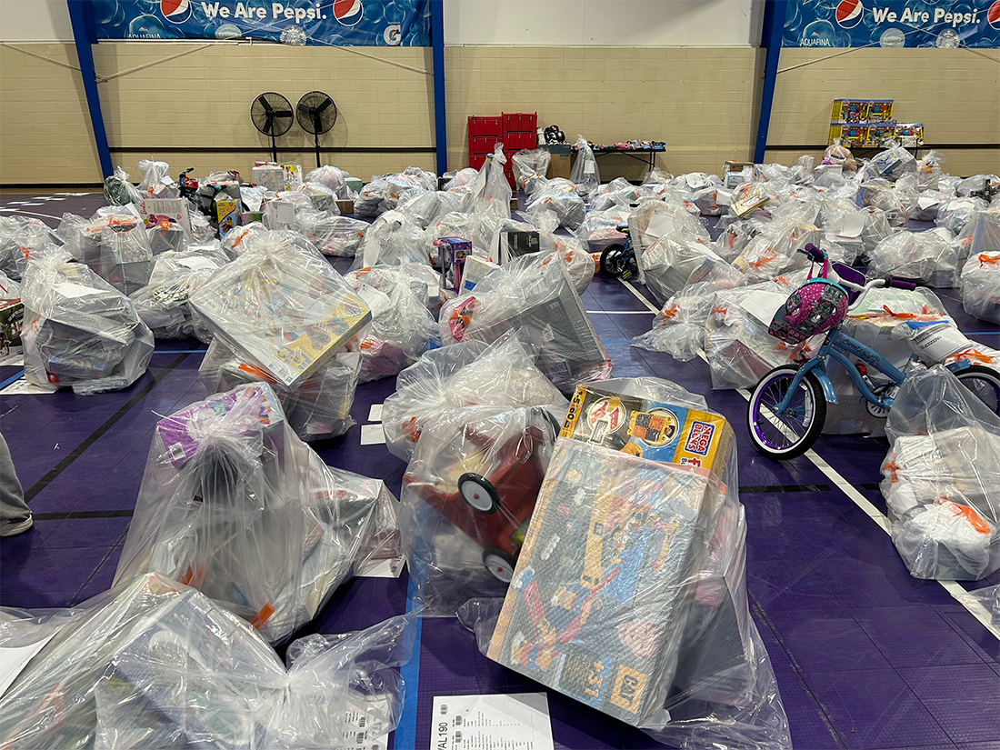 Captain Judy Hoong, said, ‘I always say that this is something that we get to do. Being able to bring happiness and smiles to children on Christmas is our joy.’