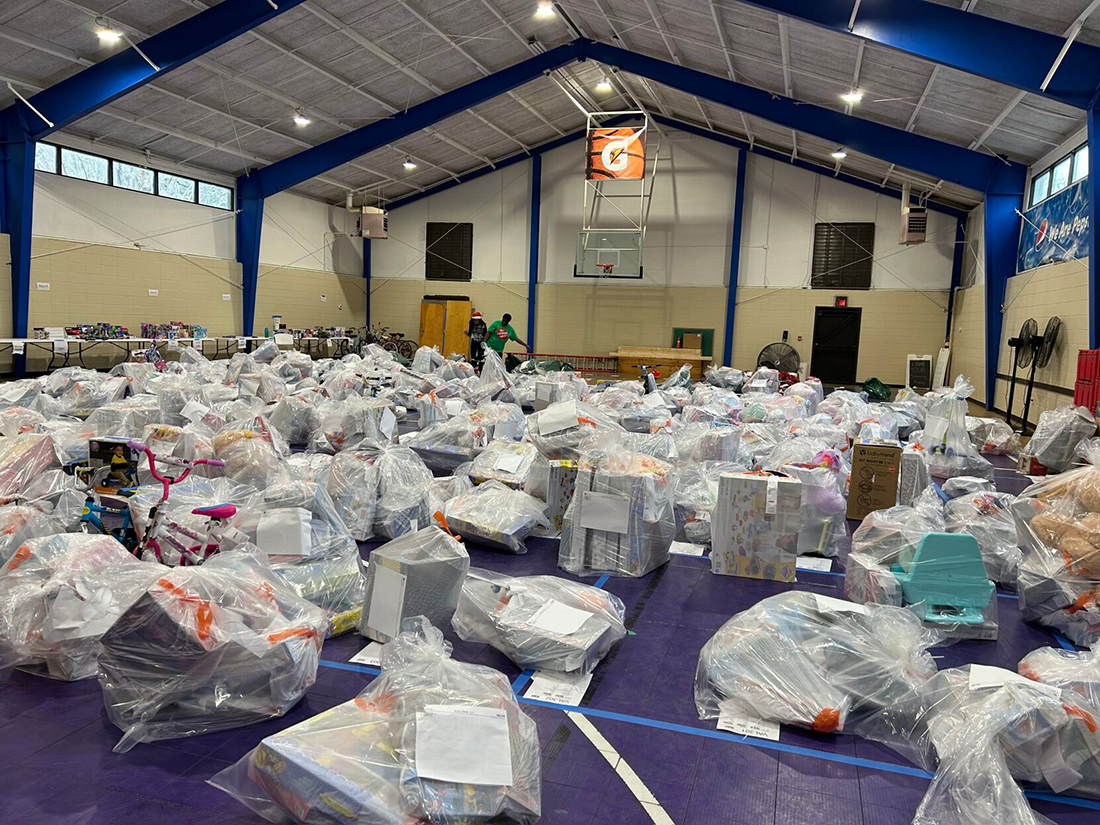 Salvation Army of Valdosta hands out hundreds of toys as part of the Empty Stocking Fund.